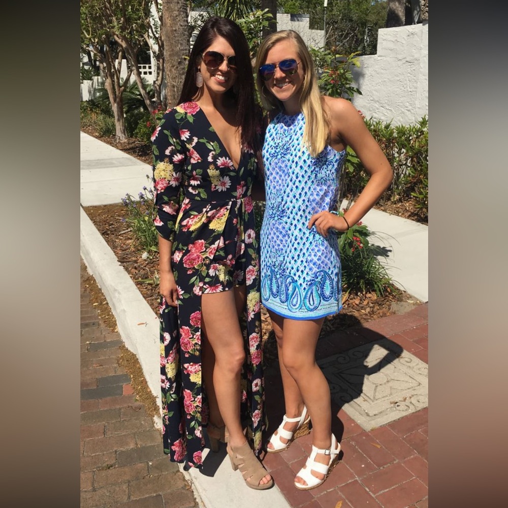 Floral Long Romper